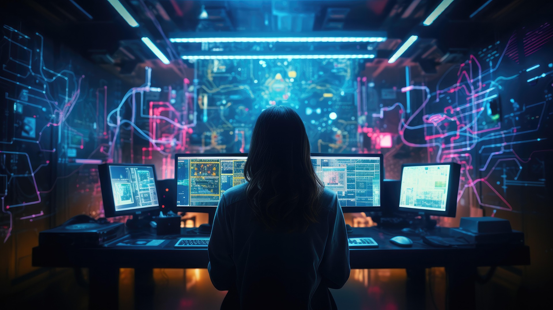 hacker achter computer